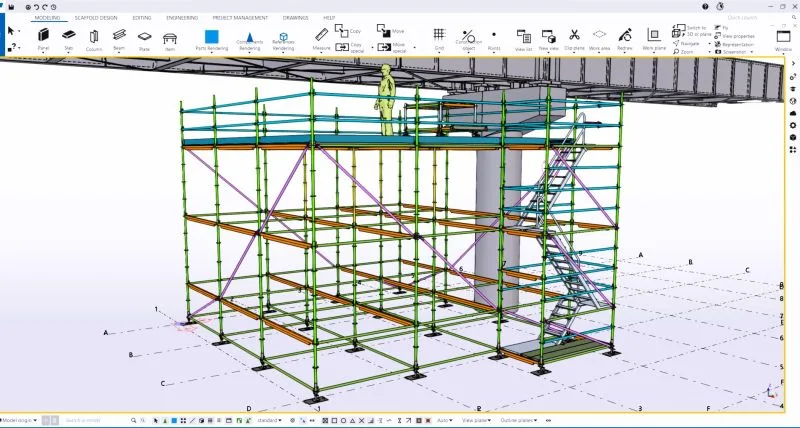 ScaffPlan Tekla Structures interface